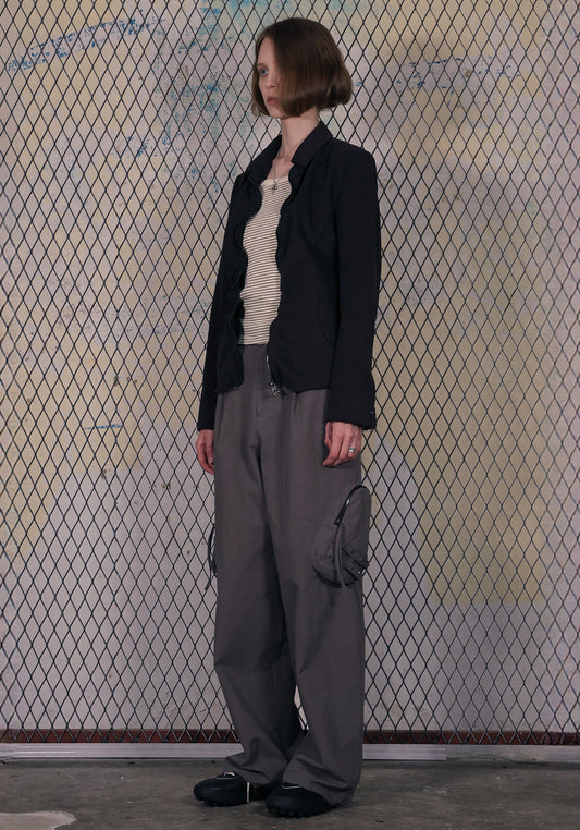 [REHEAT] FW 24 CAMO STRING POCKET PANTS_GRAY