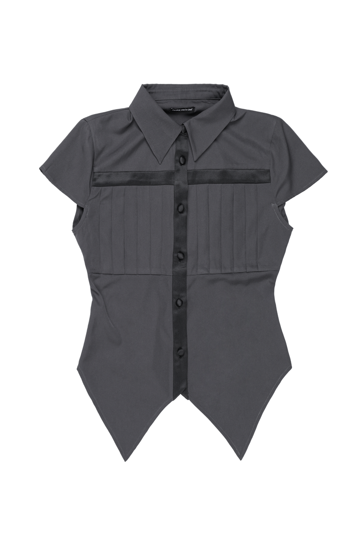 darling-you-are-bad-ss-26-cross-pleated-shirt-gray-gray-s