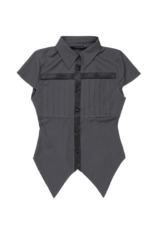 darling-you-are-bad-ss-26-cross-pleated-shirt-gray-gray-s