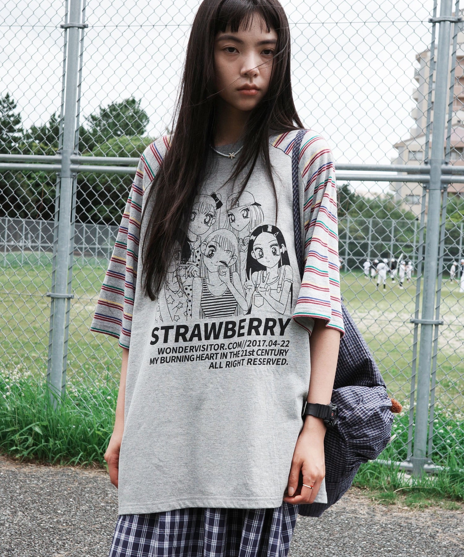 wonder-visitor-ss-25-girls-pen-raglan-t-shirt-melange-grey-melange-grey-s