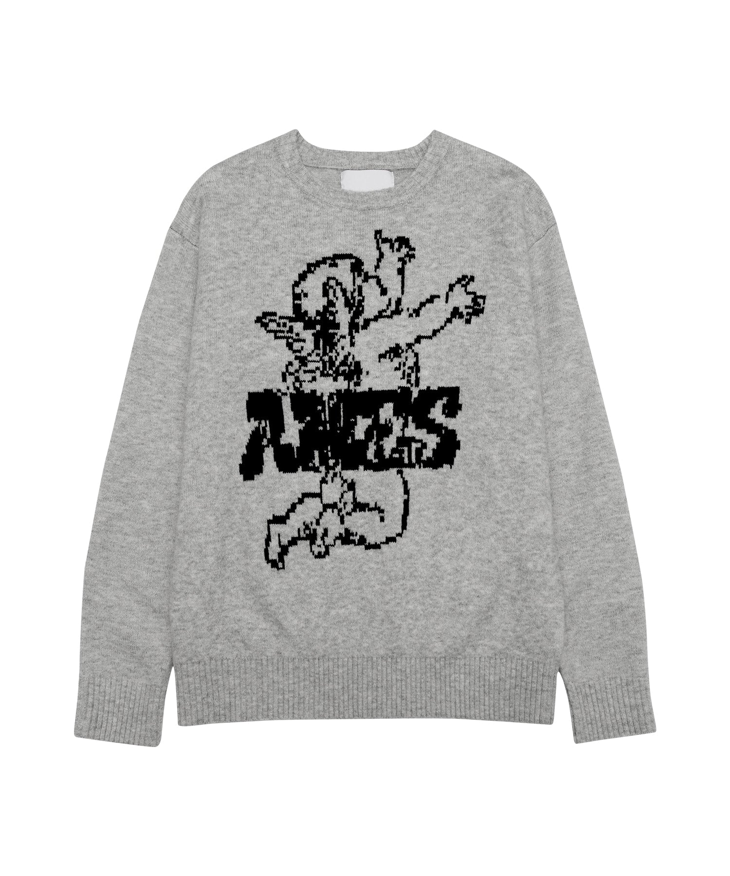 ames-worldwide-fw-25-angel-graphic-knit-grey-grey-s