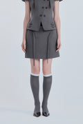 mausoleum-fw-26-bella-double-button-wrap-skirt-gray-gray-s