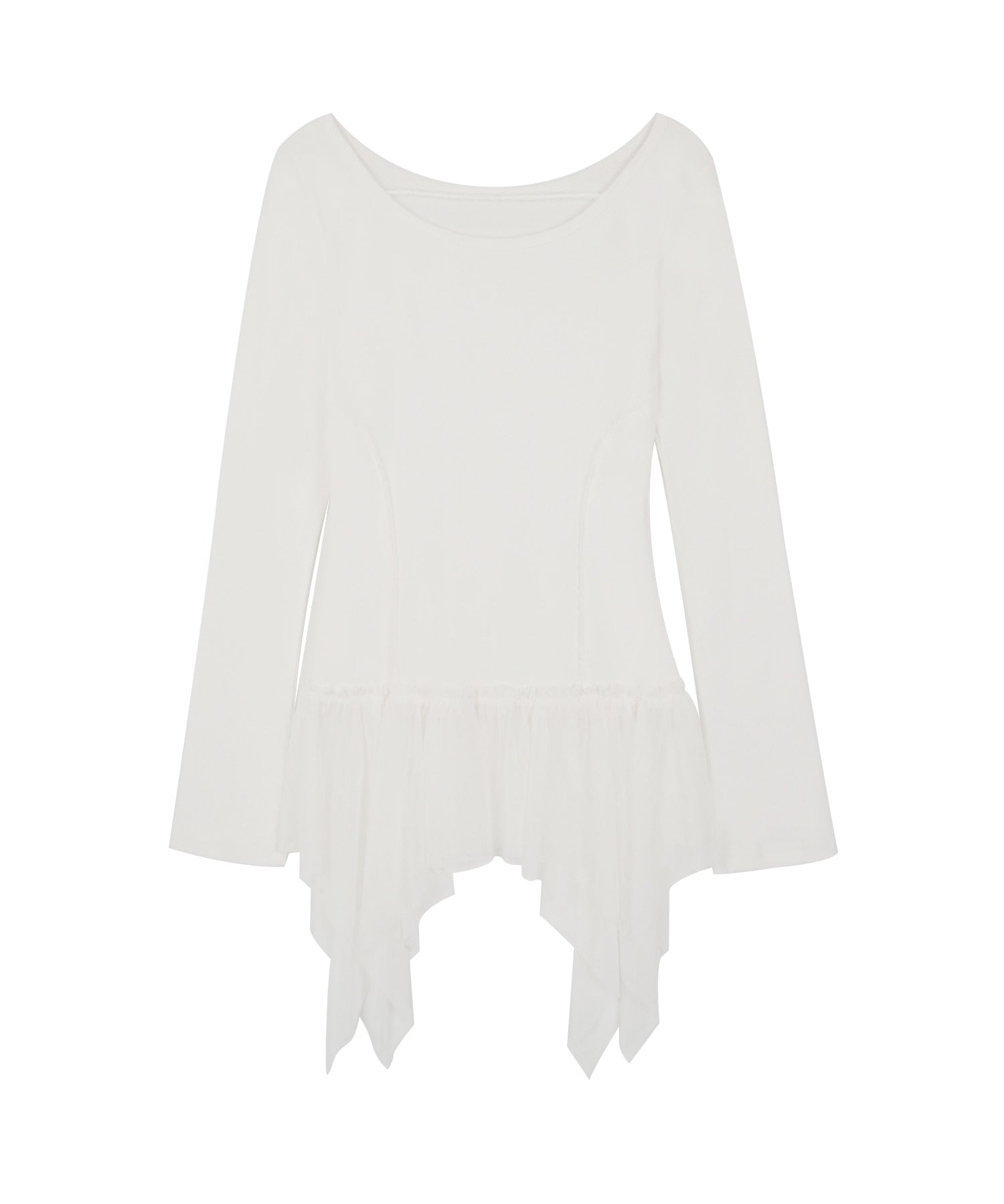 high-school-disco-fw-25-dot-layered-long-sleeve-white-s