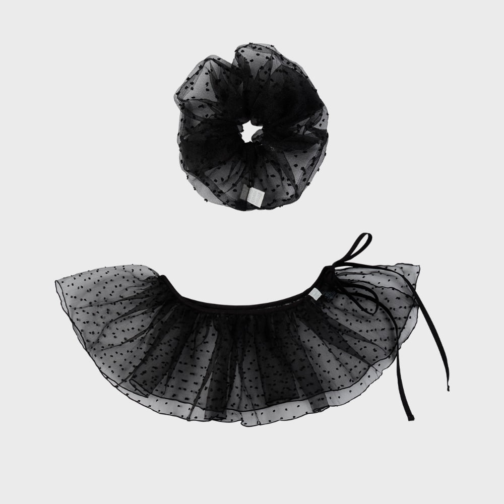 eireve-ss-25-bubble-organza-wrap-skirt-set-(black)