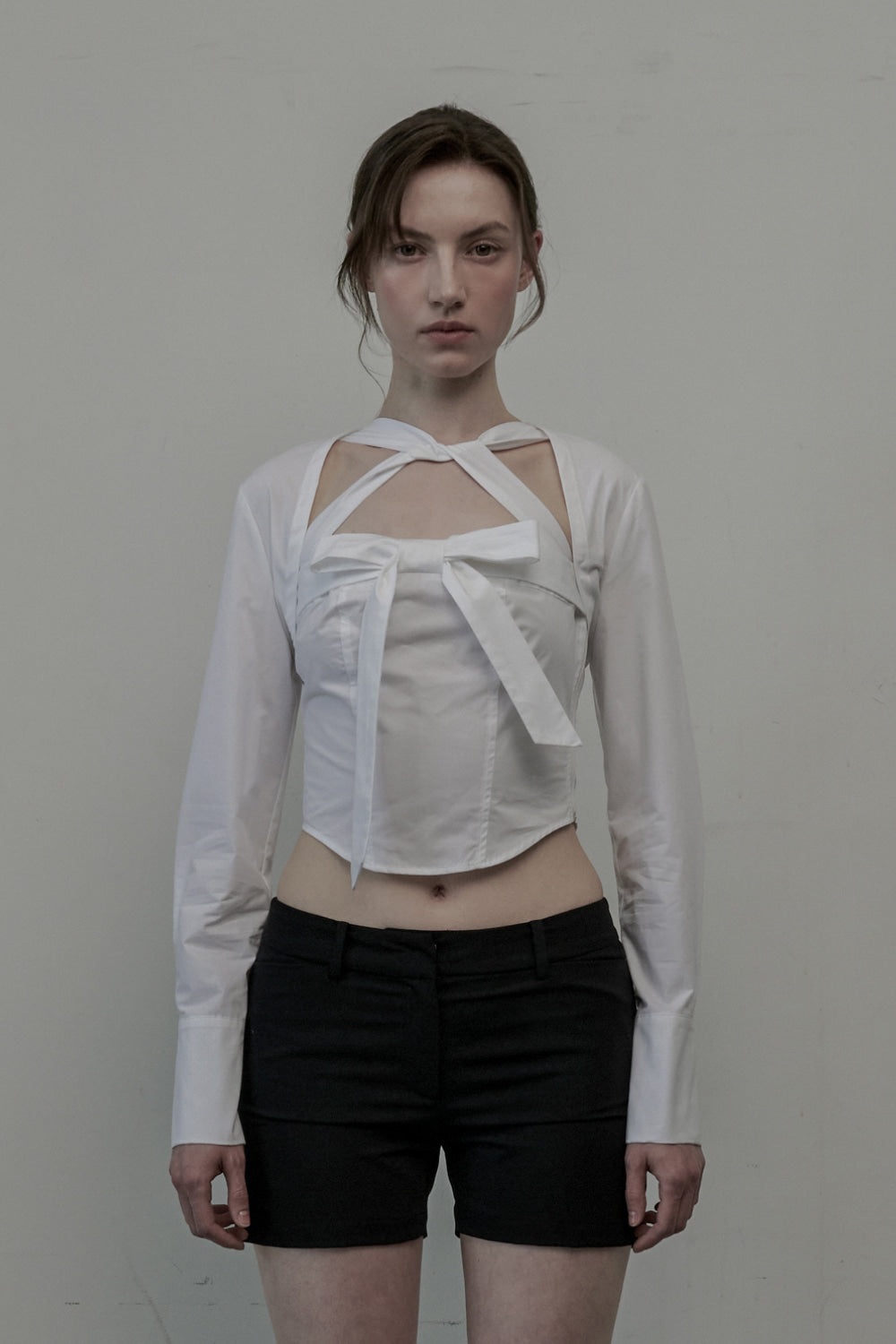 mausoleum-ss-25-joanne-shirt-cardiganwhite