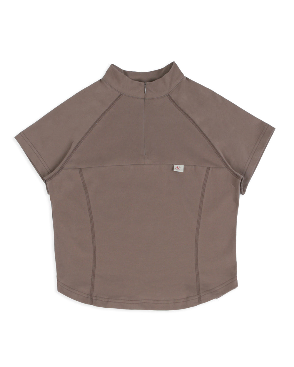 coolcidsclub-ss-26-symbol-zip-up-t-shirt-brown-brown-s