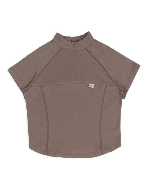 coolcidsclub-ss-26-symbol-zip-up-t-shirt-brown-brown-s