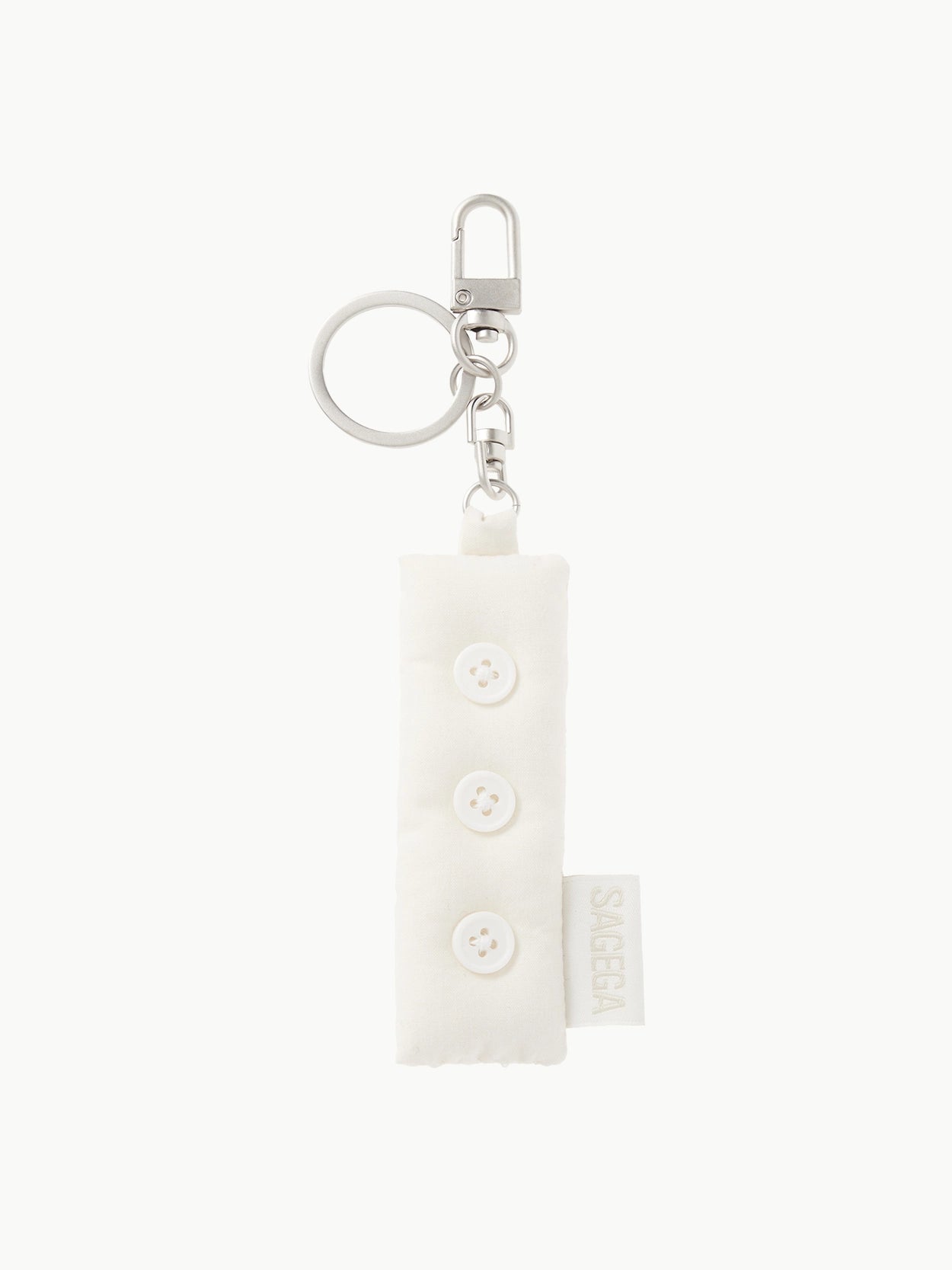 sagega-ss-26-pyjama-button-keyring-cream-cream-s