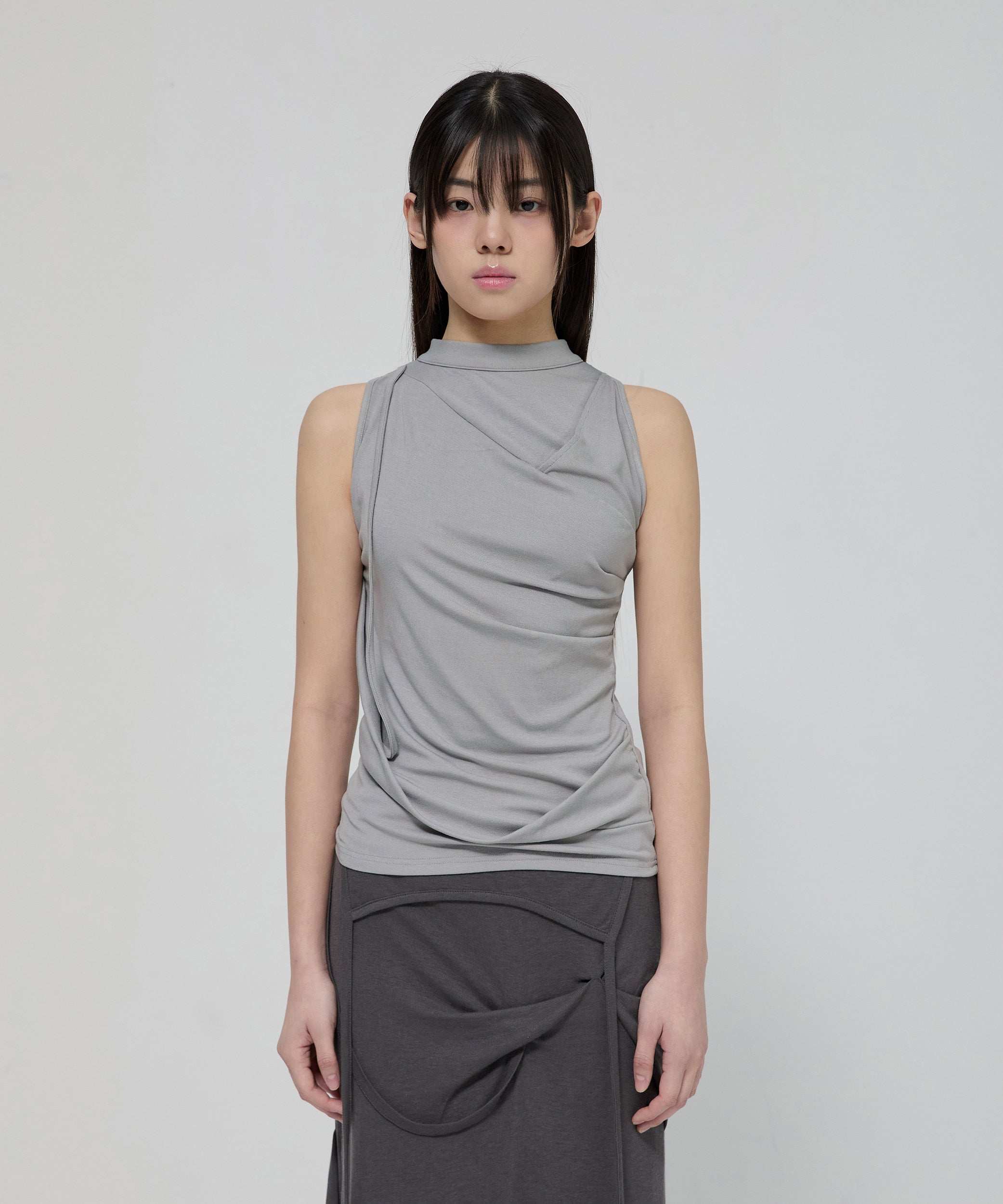 flareup-ss-26-draped-sleeveless-top-fl-135-gray-gray-s