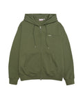 ames-worldwide-fw-25-basic-small-logo-hoodie-zip-up-khaki-khaki-s