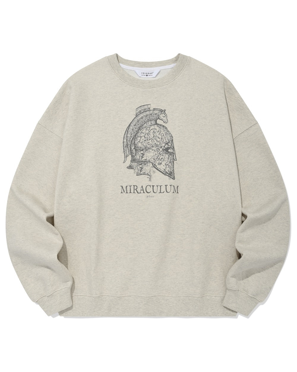 phos333-ss-26-miraculum-bascinet-sweatshirt-oatmeal-oatmeal-s