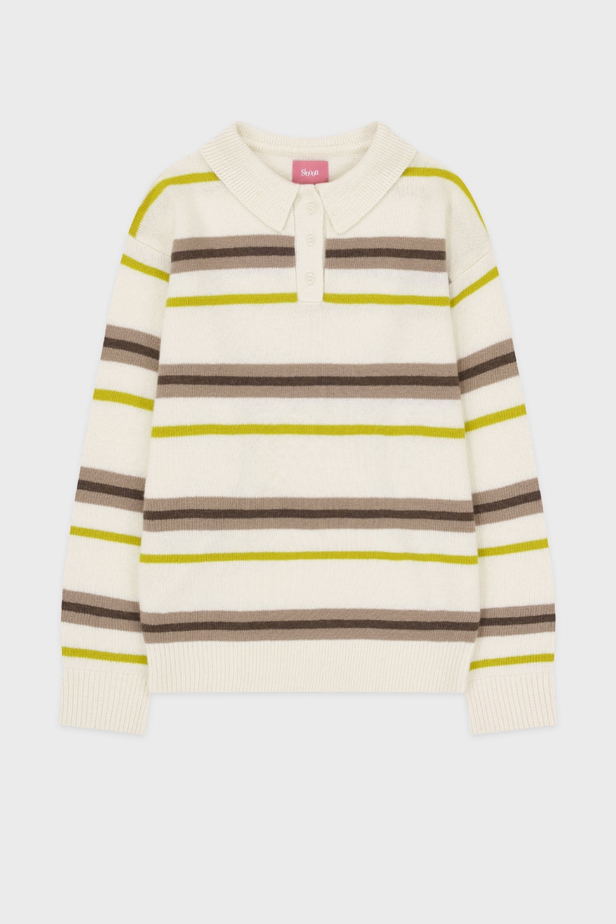 sinoon-fw-25-sinoon-striped-polo-knit-ivory-ivory-s
