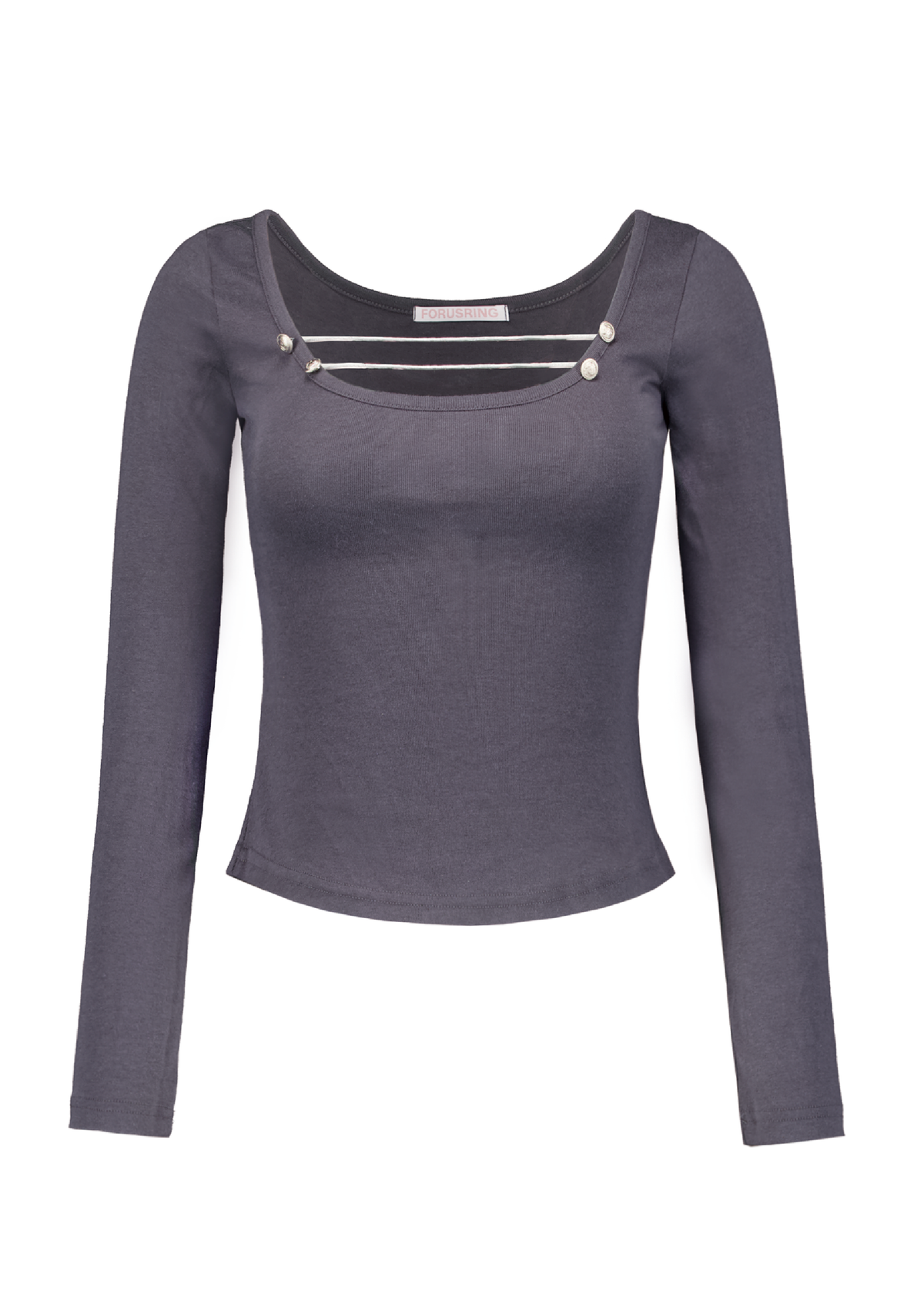 forusring-fw-26-fleur-napoleon-tee-charcoal-charcoal-s