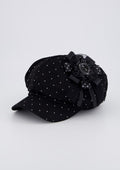 cherryquiri-ss-26-soft-punk-rosette-newsboy-cap-black-black-s
