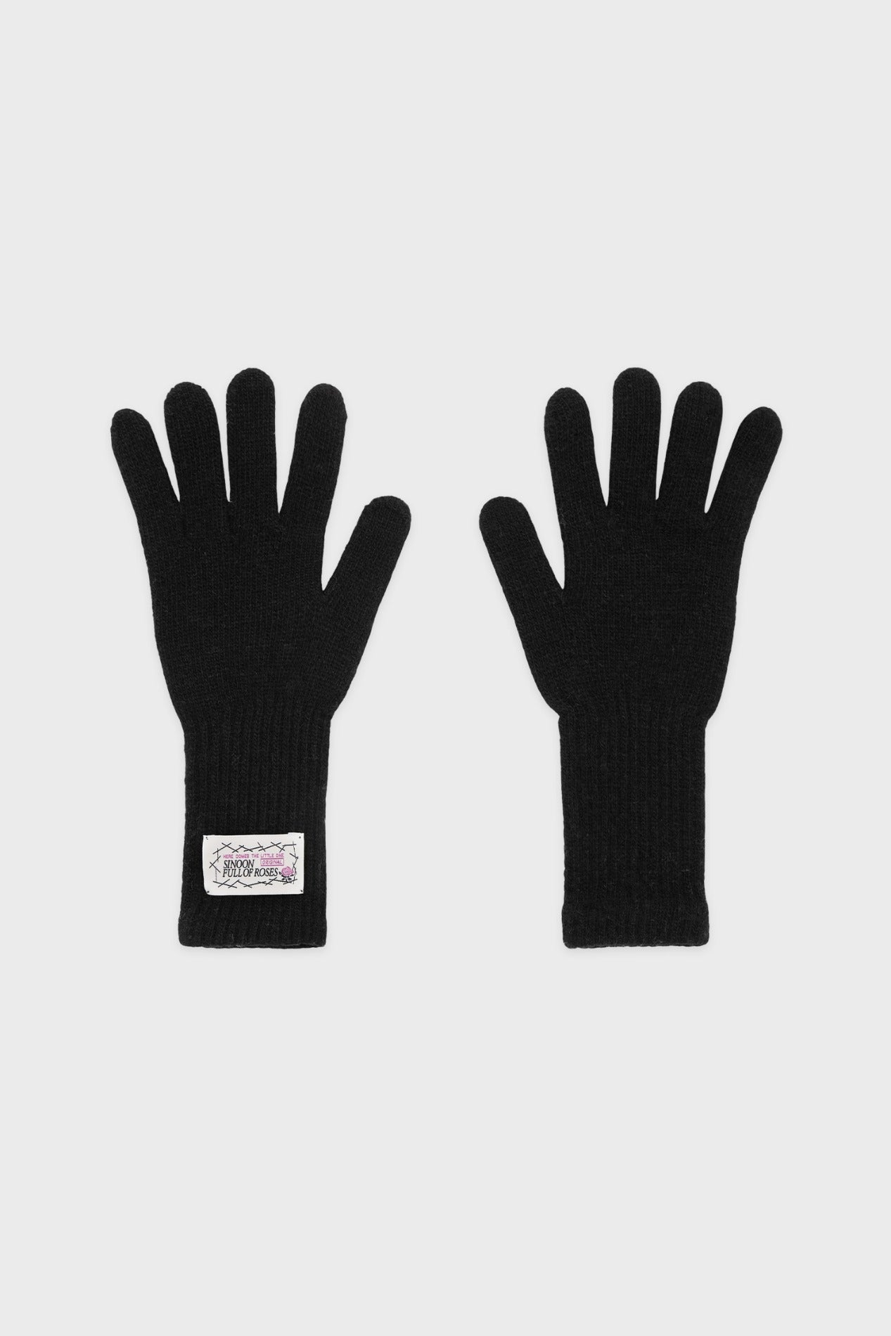 sinoon-fw-25-woolly-finger-hole-gloves-black-black-s