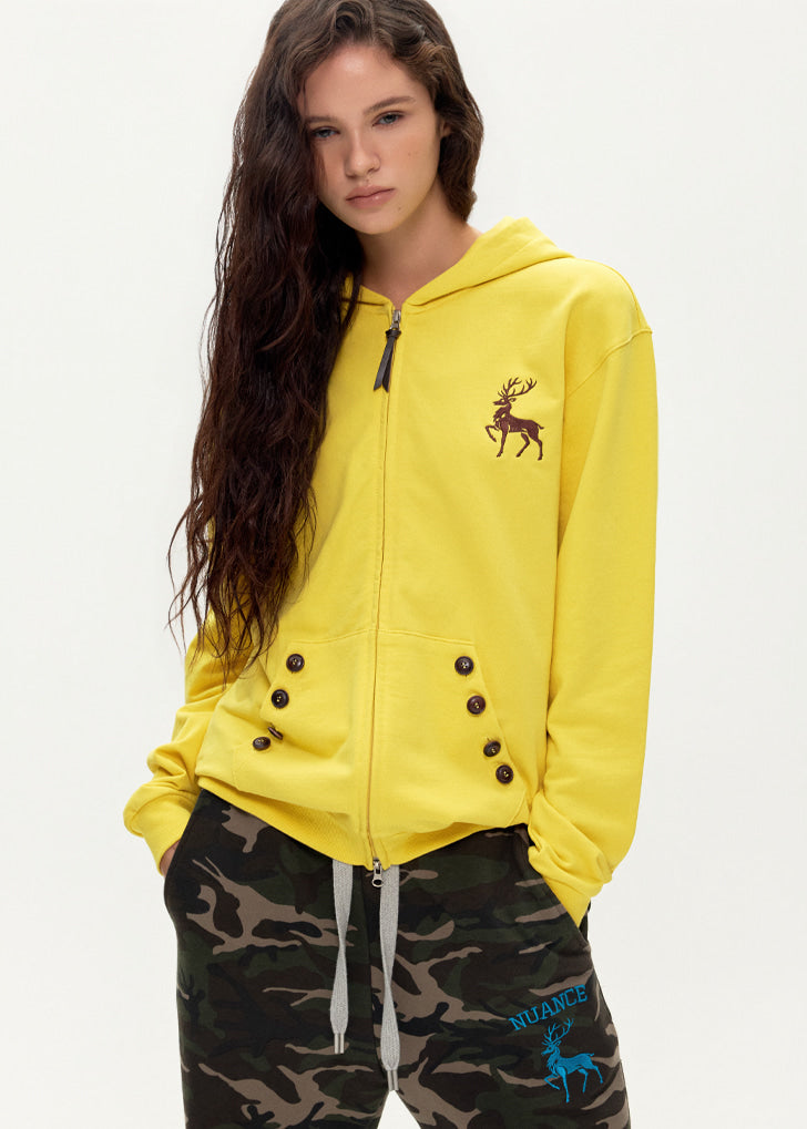 esc-studio-fw-26-deer-fit-hoodie-zip-up-yellow-yellow-s