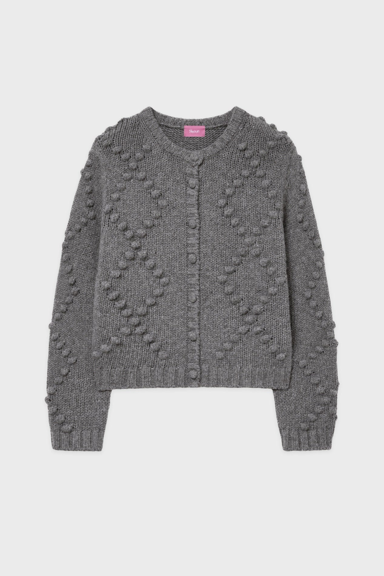 sinoon-fw-25-sn-soft-argyle-cardigan-grey-grey-s