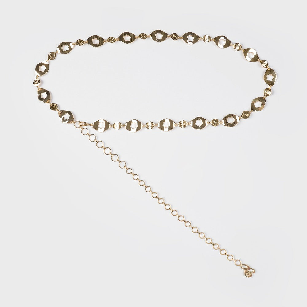 eireve-seasonless-blooming-logo-metal-belt-gold