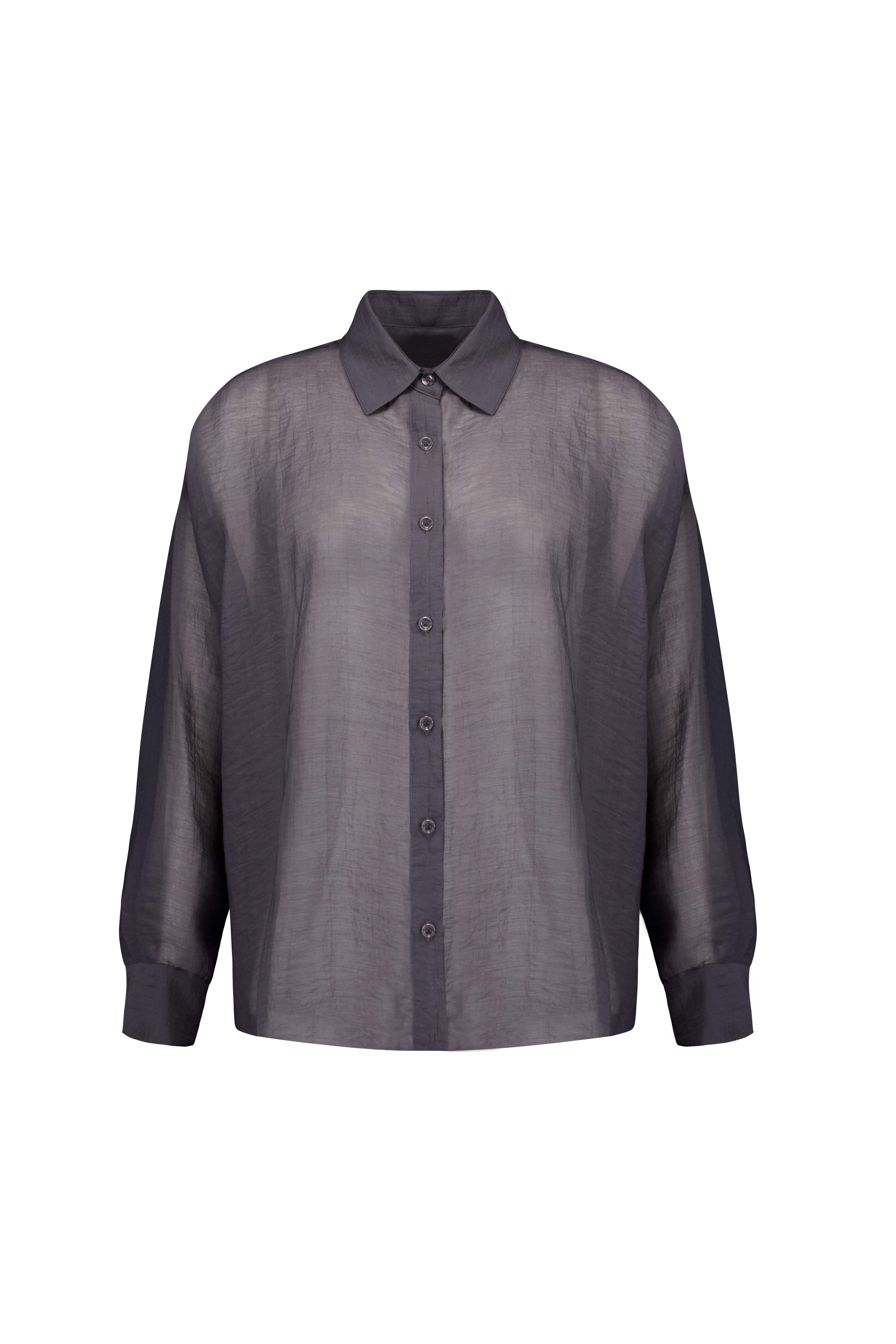 pokos-fosca-ss-26-soft-volume-shirt-gray-gray-s