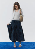 opendoorstudio-ss-25-flower-handmade-wrinkie-skirt-navy