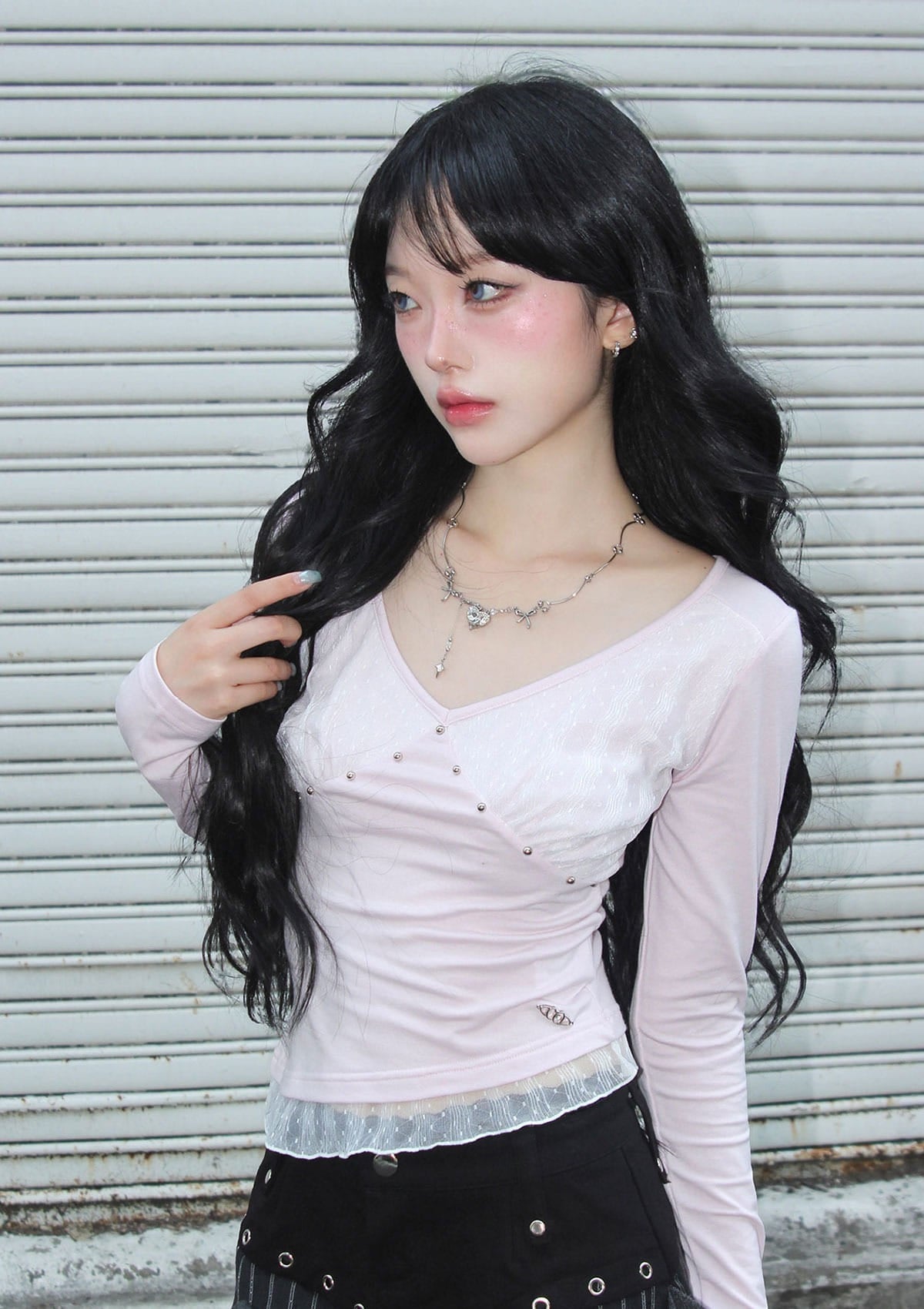 cherryquiri-fw-26-stud-moon-veil-top-pink-pink-s