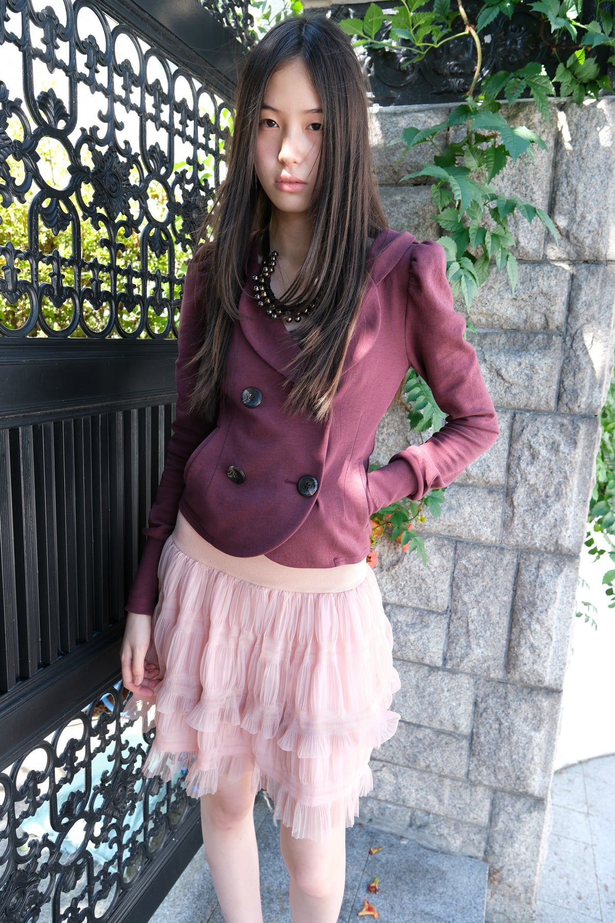 losesleepover-fw-26-fairy-mesh-skirt-pink-beige-pink-beige-s
