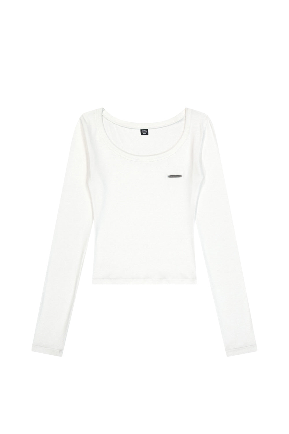 iugamakaras-ss-25-u-neck-fitted-top-white-white-s