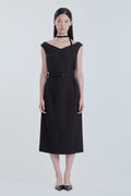 mausoleum-fw-26-sienna-semi-off-shoulder-maxi-dress-black-black-s
