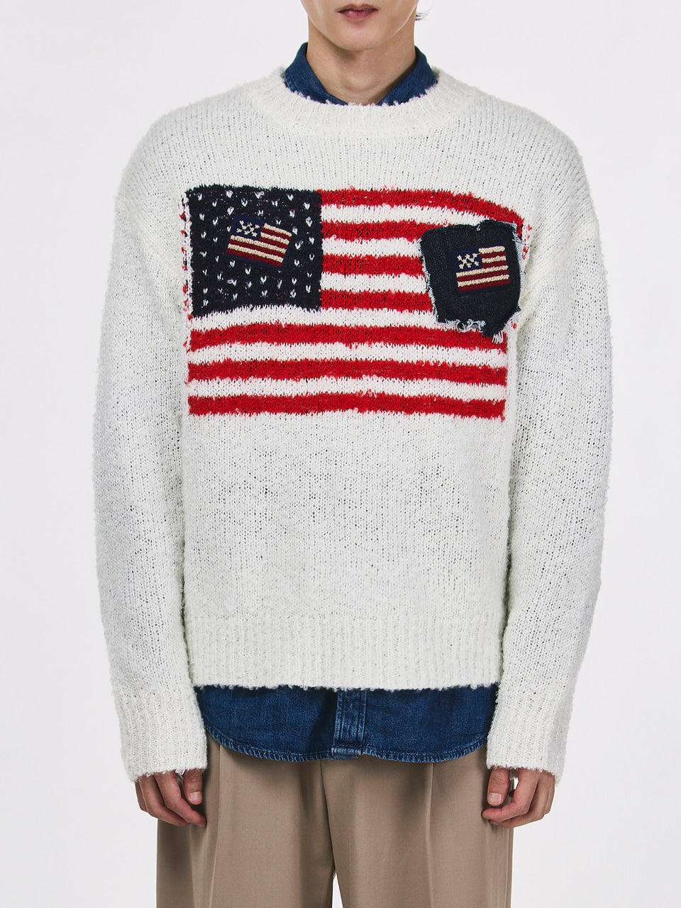 the-greatest-fw-25-usa-knit-tee-melange-s