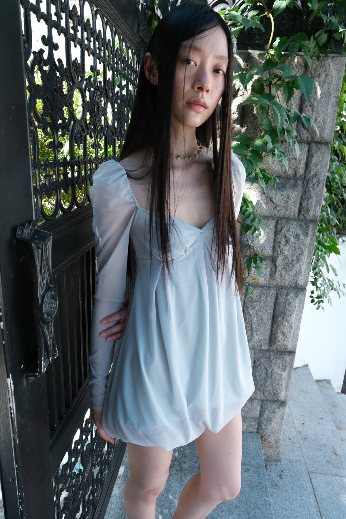 losesleepover-fw-26-mesh-fluff-babydoll-dress-mist-blue-blue-s