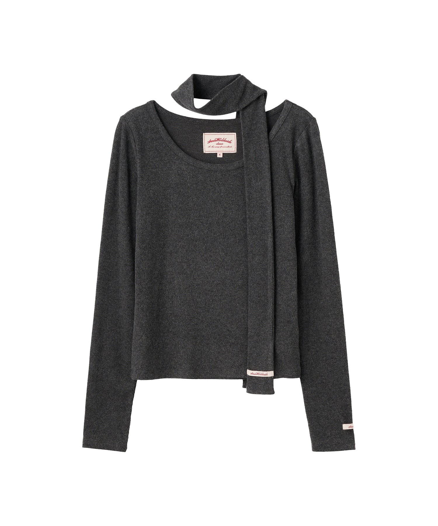 ames-worldwide-fw-26-classic-scarf-ls-tee-charcoal-s