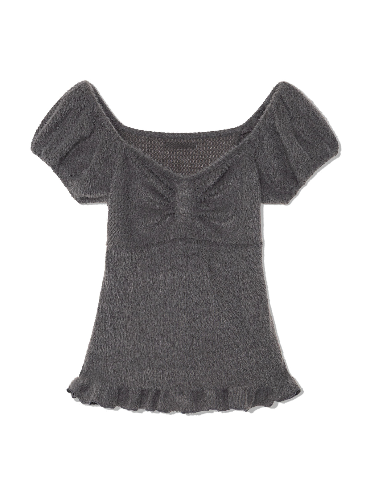 uglyshadow-fw-26-soft-shirring-t-shirt-charcoal-charcoal-s