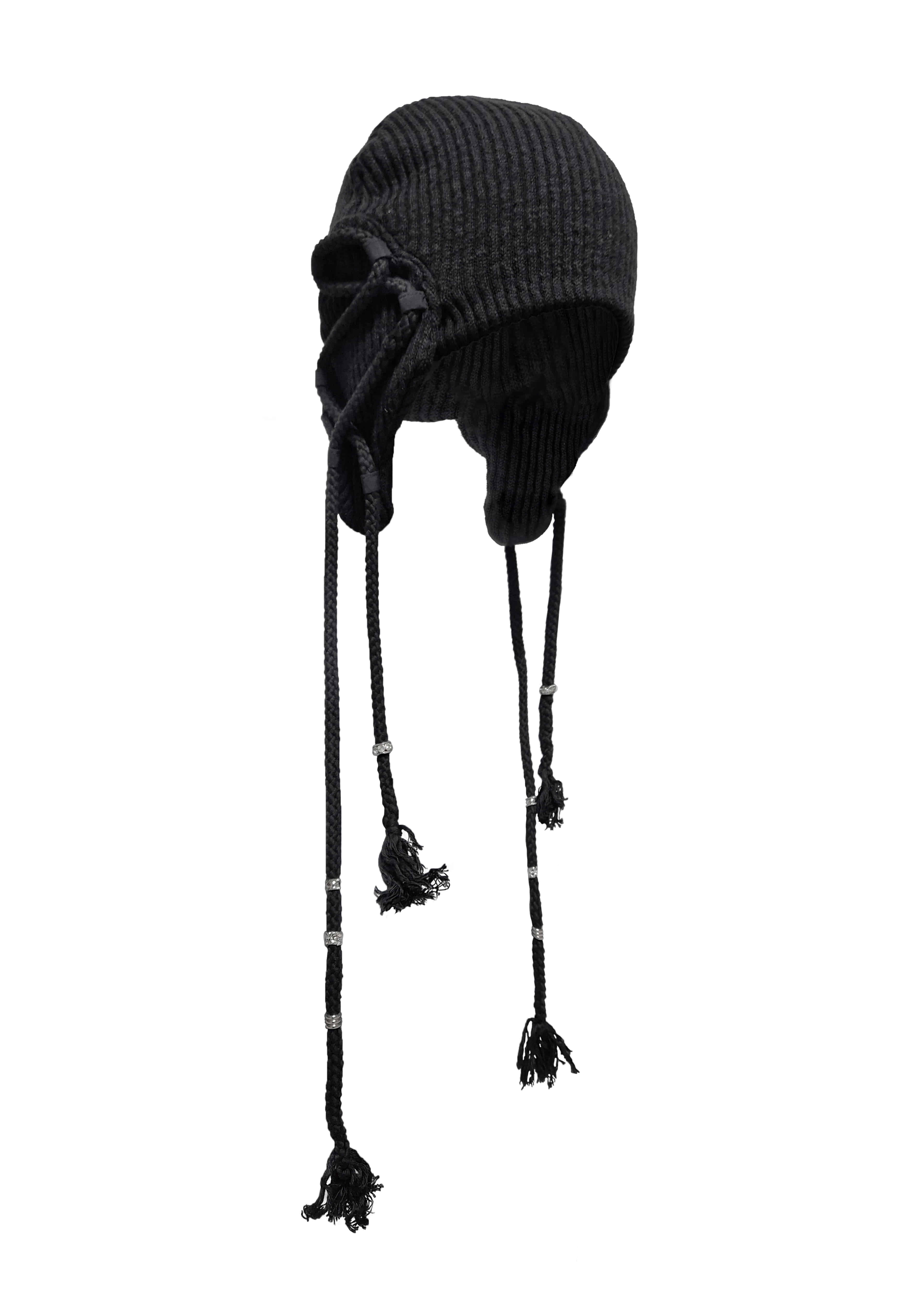 jungdo-fw-24-earflap-drag-beanie-black