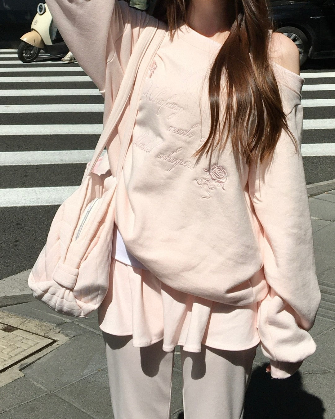 whisfairy-fw-25-winter-rose-one-shoulder-sweatshirt-pink-pink-s