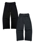 plasmasphere-ss-26-carrot-waffle-studded-frill-pants-2color-dark-grey-s