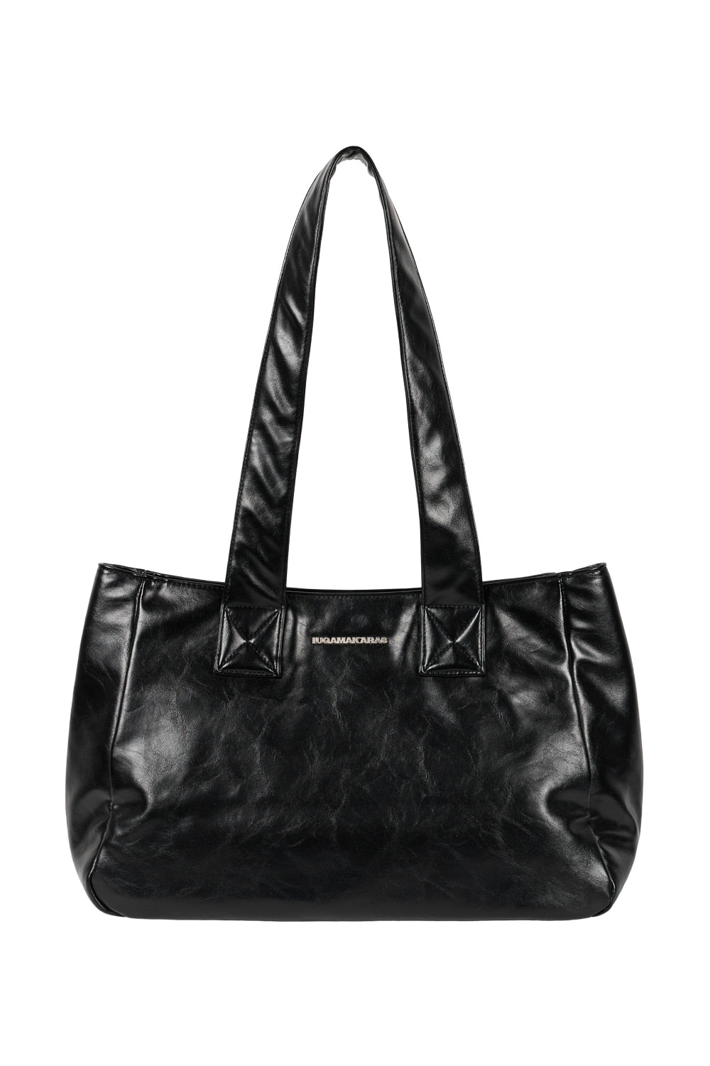 iugamakaras-ss-25-essential-leather-shoulder-bag-black-black-s