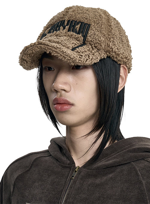 ajo-by-ajo-fw-25-arch-logo-fleece-cap-camel-camel-s