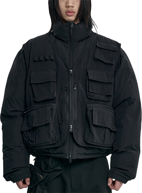 ajo-by-ajo-fw-25-cargo-vest-layered-padded-jacket-black-black-s