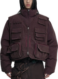 ajo-by-ajo-fw-25-cargo-vest-layered-padded-jacket-brown-brown-s