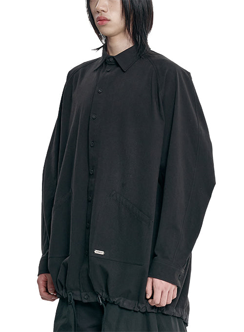 ajo-by-ajo-fw-25-3d-raglan-string-overshirt-black-black-s