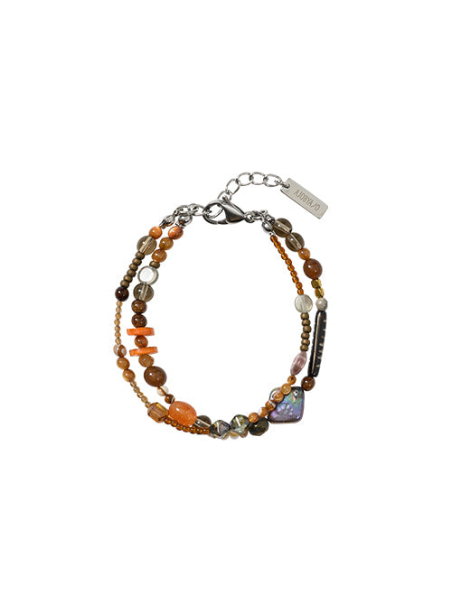 ajo-by-ajo-fw-25-brown-light-beads-layered-bracelet-brown-brown-s