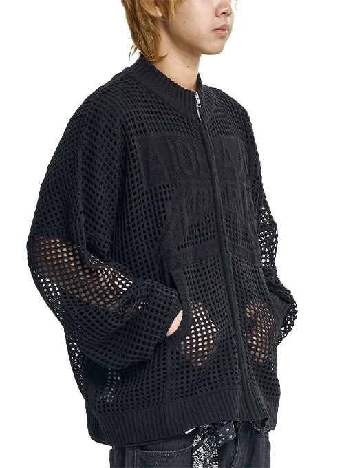 ajo-by-ajo-ss-26-total-logo-drop-needle-zip-up-black-black-s