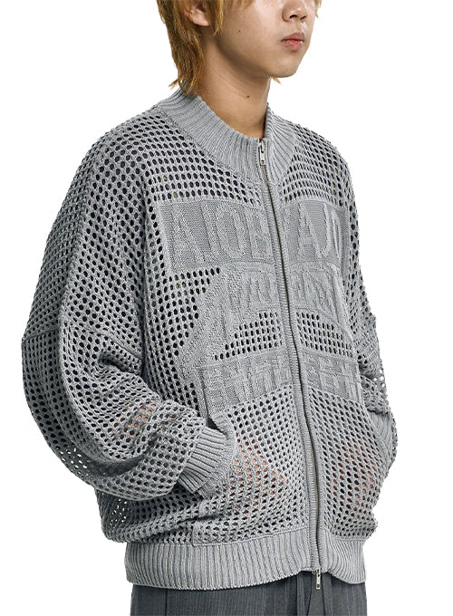 ajo-by-ajo-ss-26-total-logo-drop-needle-zip-up-light-grey-light-grey-s
