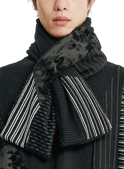 ajo-by-ajo-fw-26-mixed-fabric-muffler-black-black-s