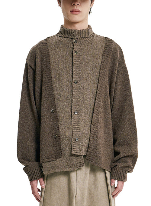 ajo-by-ajo-fw-26-double-layered-turtleneck-cardigan-brown-brown-s