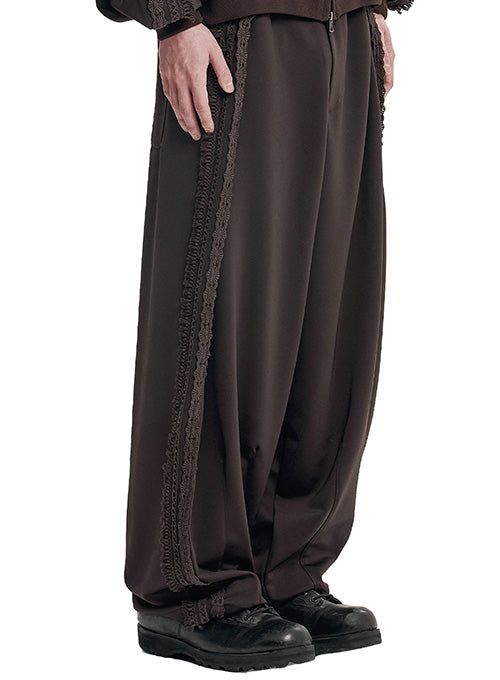 ajo-by-ajo-fw-26-multi-lace-trim-one-tuck-track-pants-dark-brown-dark-brown-s