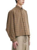 ajo-by-ajo-fw-26-cropped-sculpted-raglan-check-shirt-camel-camel-s