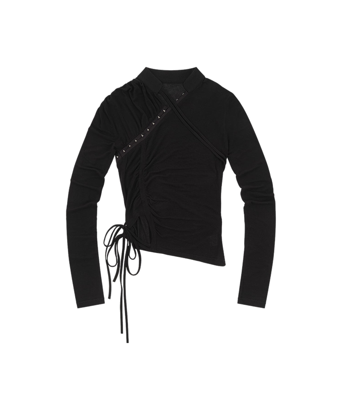 kashiko-fw-26-mandarin-collar-hook-longsleeve-black-s