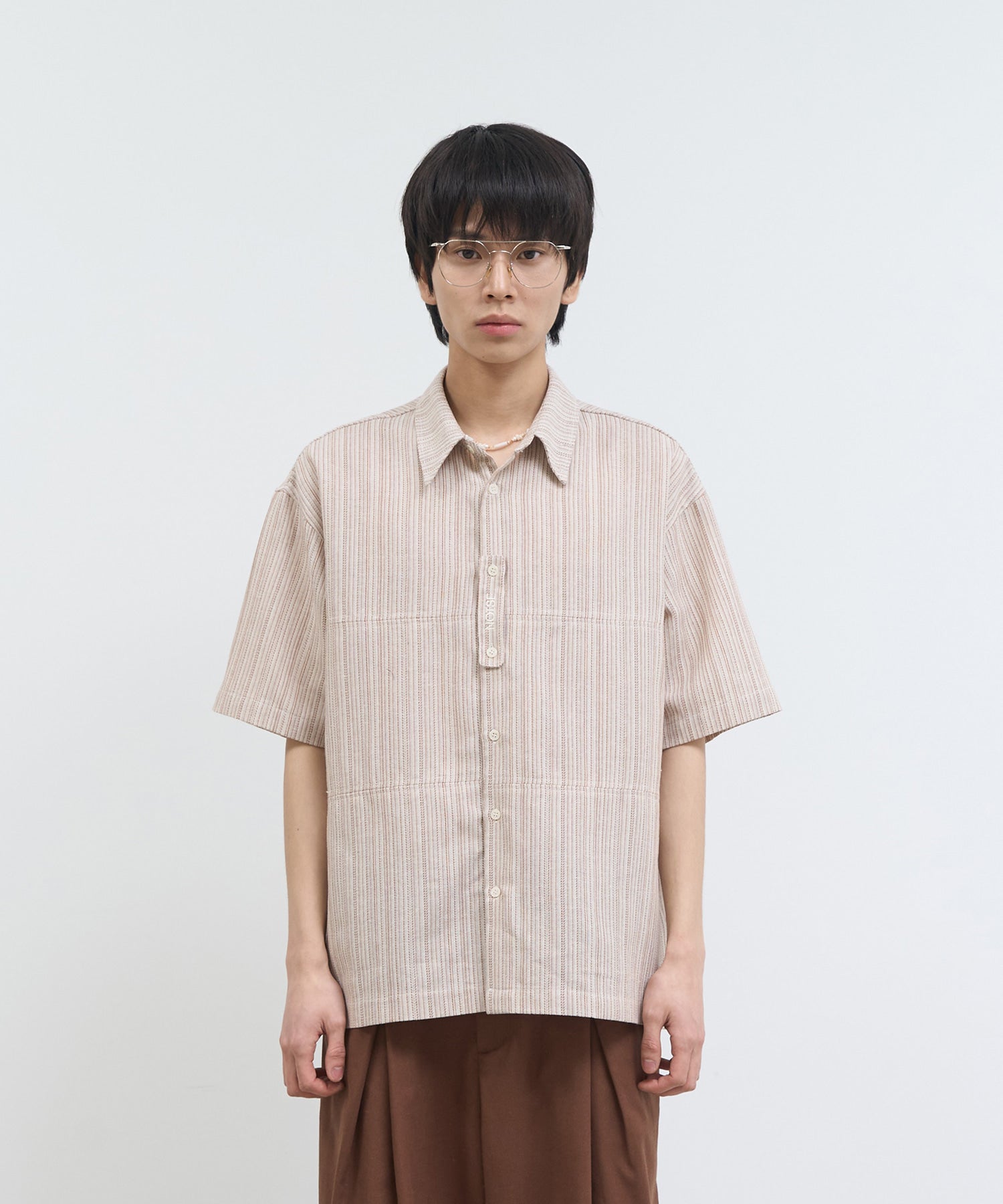 noise-ss-25-fennel-linen-stripe-shirt-camel-brown-camel-brown-s