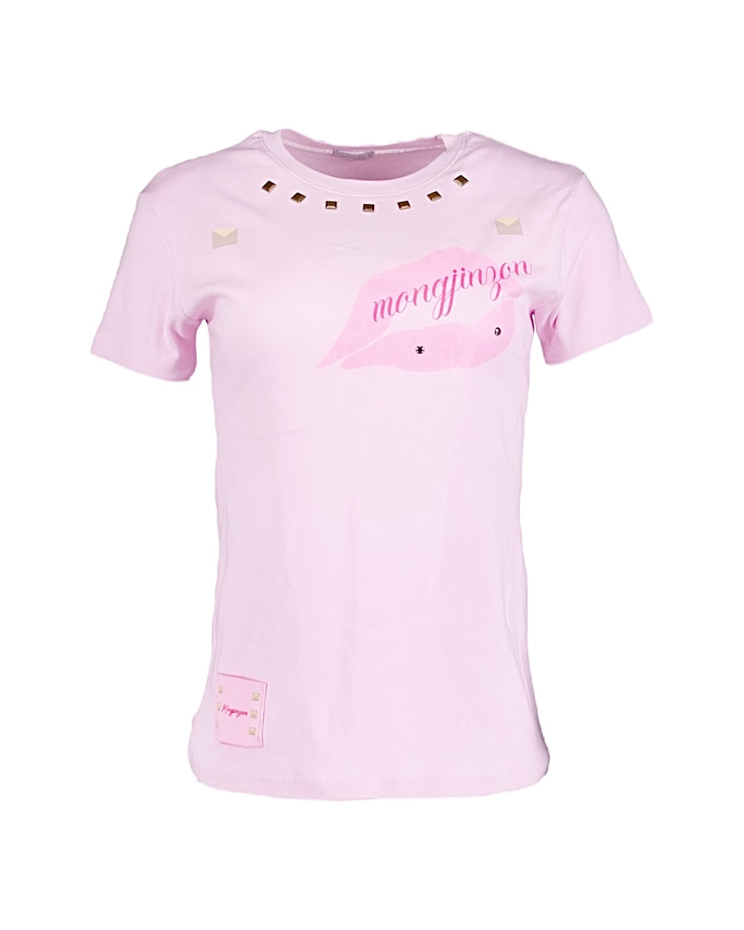 [MJZ] Rip Piercing Stud T (baby pink)